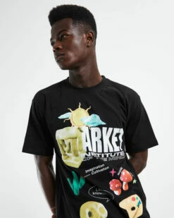 MARKET Institute Of The Mind Short Sleeve T-Shirt Black 12 MARKET Institute Of The Mind Short Sleeve T-Shirt Black -Insight Shop 5 23763