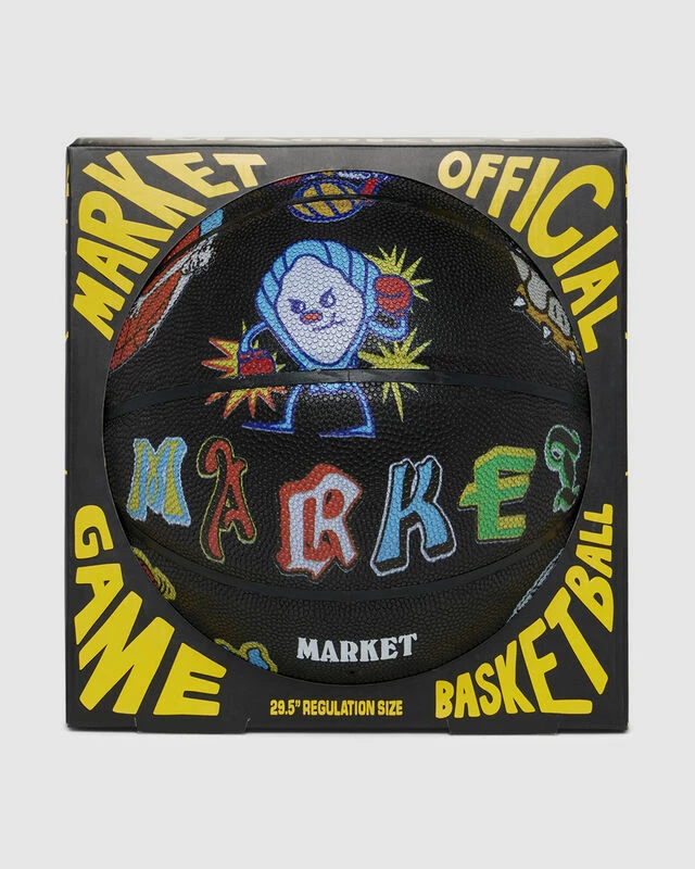 MARKET Varsity Overload Basketball Black 7 MARKET Varsity Overload Basketball Black - Image 5