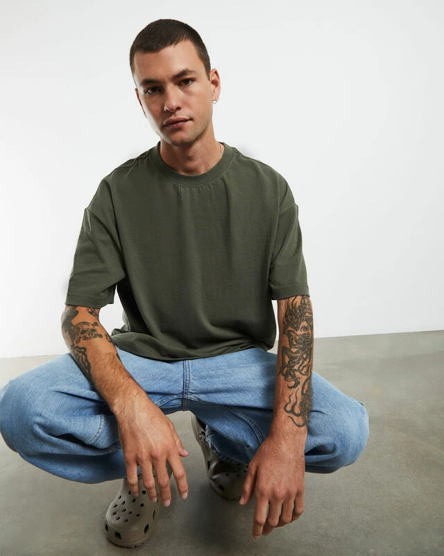 OG Skate Short Sleeve T-Shirt Army Green 7 OG Skate Short Sleeve T-Shirt Army Green - Image 5