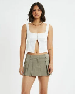 Stella Silky Corset Top Ivory 12 Stella Silky Corset Top Ivory -Insight Shop 5 26131