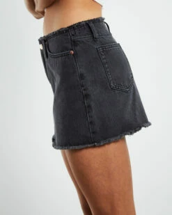 Insight Andy Low Rise Denim Skirt After Dark Black -Insight Shop 5 26251