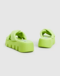 Steve Madden Broadcast Slides Neon Lime 12 Steve Madden Broadcast Slides Neon Lime -Insight Shop 5 26867
