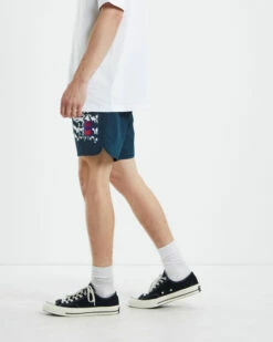 Absent Mind Trunk Boardshorts Teal -Insight Shop 5 28469