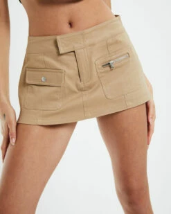 Winnie Patch Pocket Skort Beige -Insight Shop 5 28694