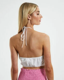 Elin Tie Up Top White -Insight Shop 5 28988