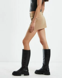 Raquel Corset Detail Skirt Beige -Insight Shop 5 29736