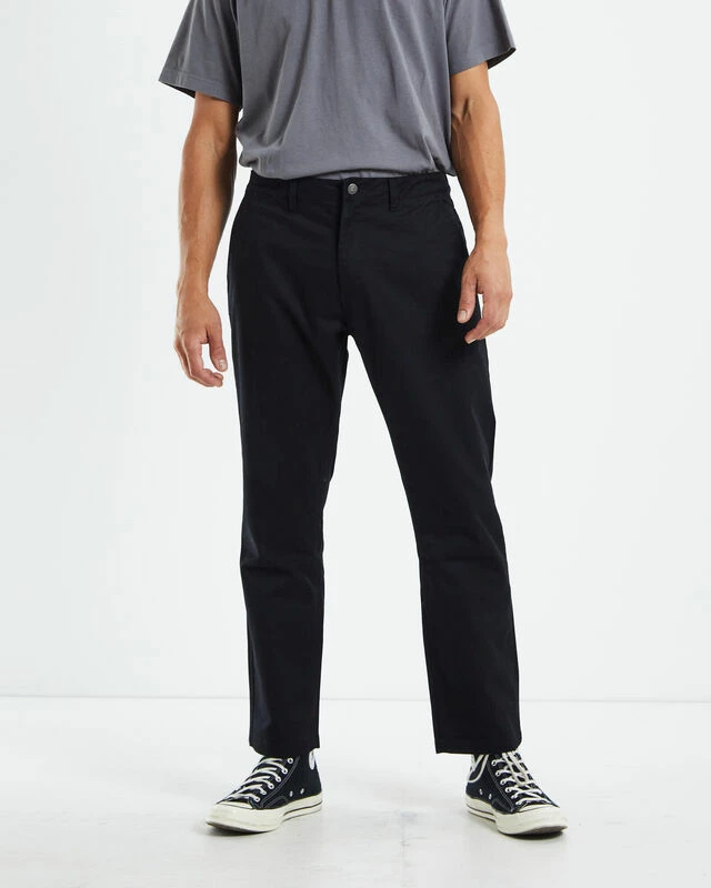 Afends Ninety Twos Recycled Pants Black 7 Afends Ninety Twos Recycled Pants Black - Image 5