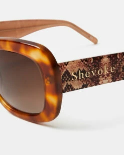 Devon Snake Sunglasses Tort Brown 11 Devon Snake Sunglasses Tort Brown -Insight Shop 5 34258
