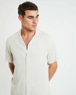 Insight The Reckoner Short Sleeve Shirt Stone -Insight Shop 5 37349