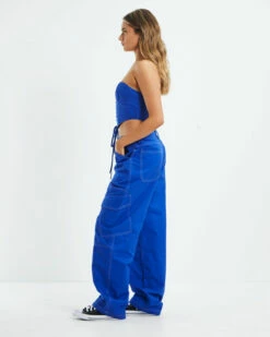 Pia Lace Front Corset Blue -Insight Shop 5 40340