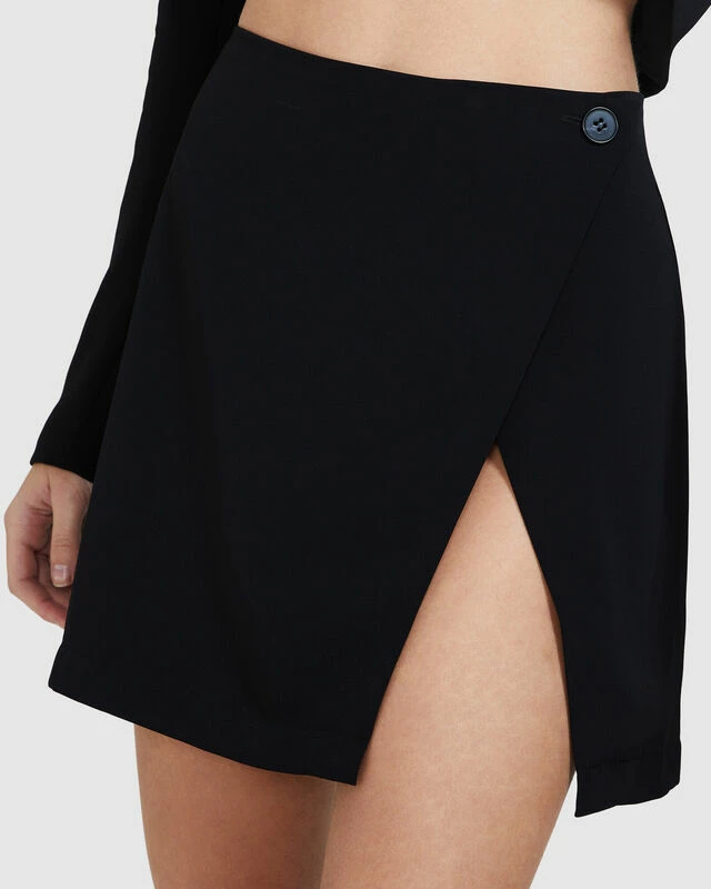 High Wrap Mini Skirt Black 7 High Wrap Mini Skirt Black - Image 5