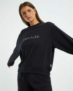 State Fleece Jumper Almost Black -Insight Shop 5 43986