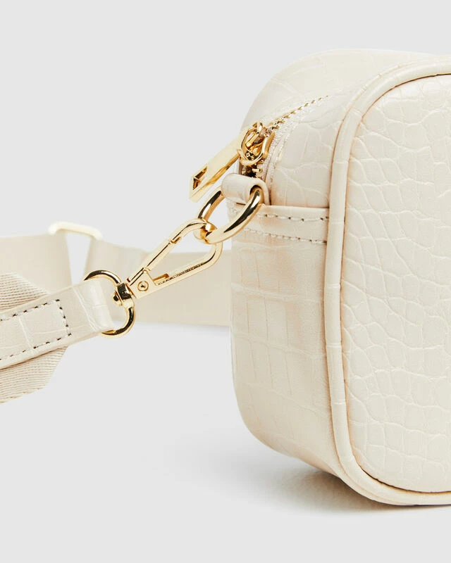 Justice Bag Croc Almond 7 Justice Bag Croc Almond - Image 5