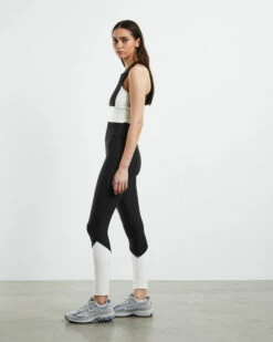 Colourblock Racerback Tank Top Black/White 12 Colourblock Racerback Tank Top Black/White -Insight Shop 5 45179