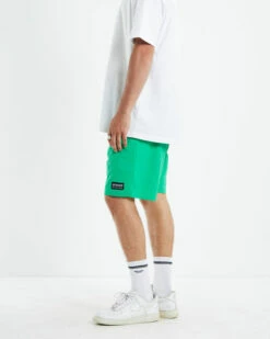 Afends Baywatch 18" Vortex Boardshorts Forest Green -Insight Shop 5 45244