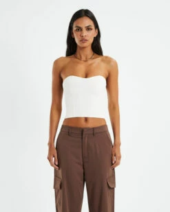 Faye Compact Knit Corset Butter -Insight Shop 5 45280