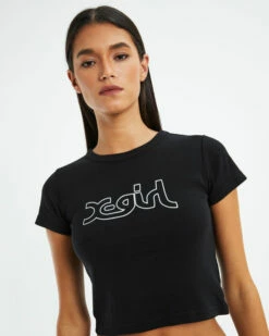 Glitter Mills Baby Tee Black 12 Glitter Mills Baby Tee Black -Insight Shop 5 45399