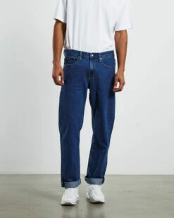 Calvin Klein 90s Straight Jeans Dark Blue -Insight Shop 5 45535