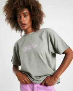 Afends Recycled Oversized Short Sleeve T-Shirt Olive Green -Insight Shop 5 45660