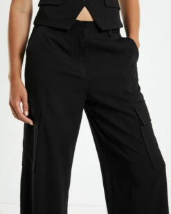 Brooklyn Low Rise Utility Suit Pants Black -Insight Shop 5 46086
