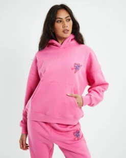 Insight Cross My Heart Fleece Hoodie Pink -Insight Shop 5 46224