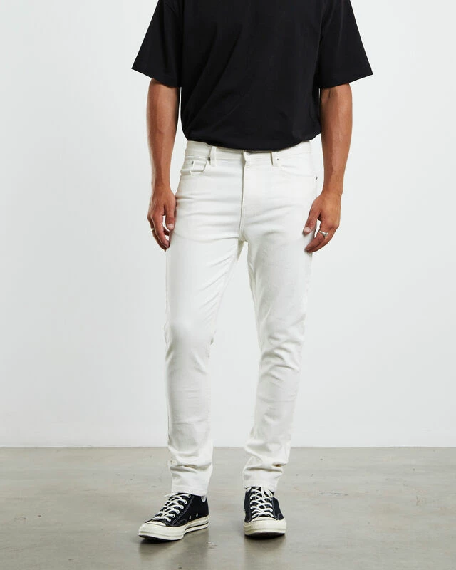 Insight City Riot Slim Jeans White 7 Insight City Riot Slim Jeans White - Image 5