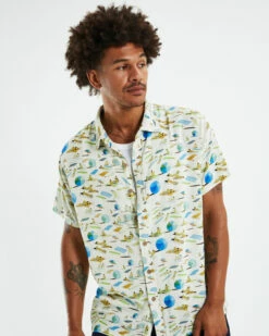 Lay Day Short Sleeve Shirt Vintage White 12 Lay Day Short Sleeve Shirt Vintage White -Insight Shop 5 47567