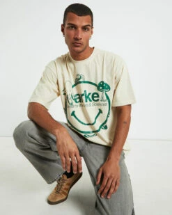 MARKET Smiley Arts & Sciences T-shirt Sand 12 MARKET Smiley Arts & Sciences T-shirt Sand -Insight Shop 5 47948