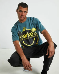 MARKET Smiley Arts & Sciences T-shirt Sage Green 12 MARKET Smiley Arts & Sciences T-shirt Sage Green -Insight Shop 5 47960