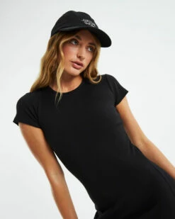Short Sleeve Dress Black 12 Short Sleeve Dress Black -Insight Shop 5 48310
