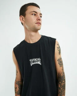 Horizon Muscle Tee Black -Insight Shop 5 49110