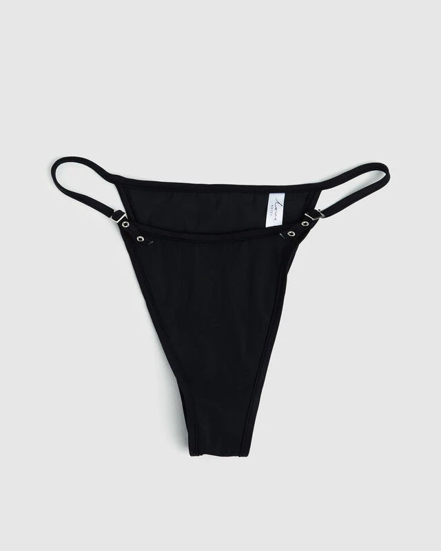 Perez Eyelet Strap Bottoms Black 7 Perez Eyelet Strap Bottoms Black - Image 5