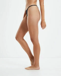 Rico Embroidered Mesh Thong Black -Insight Shop 5 4991