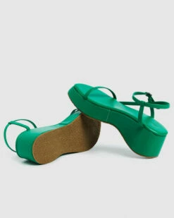Lola Flatform Sandals Fern Green -Insight Shop 5 49921