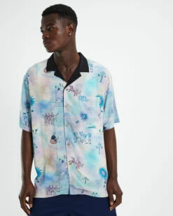 Insight Mutilated Short Sleeve Resort Shirt Multi 12 Insight Mutilated Short Sleeve Resort Shirt Multi -Insight Shop 5 52143