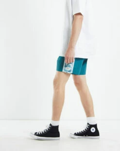 Rhythm Side Stripe Trunk 16.5" Boardshorts Teal -Insight Shop 5 52830