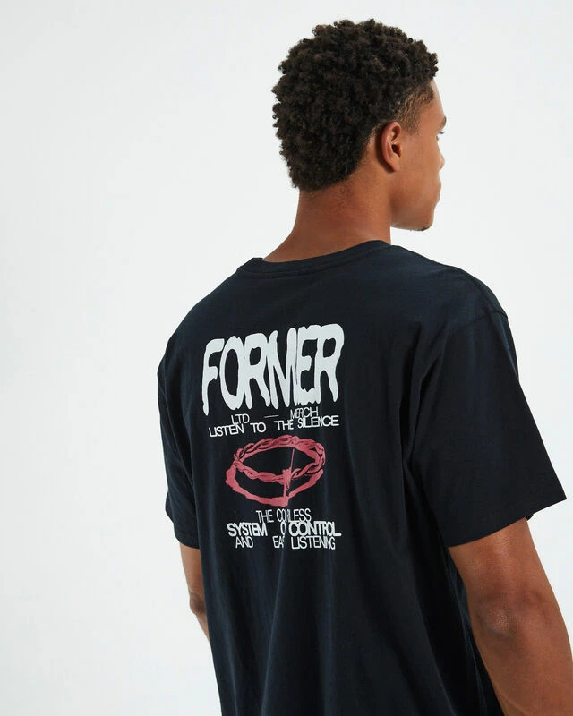 Diffuse Short Sleeve T-Shirt Black 7 Diffuse Short Sleeve T-Shirt Black - Image 5