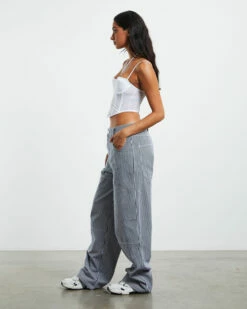 Viccy Strappy Cross Front Corset White -Insight Shop 5 54057