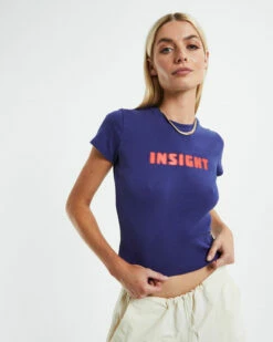 Insight Dazed & Confused Longline T-Shirt Navy -Insight Shop 5 54286