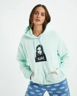 Face Hoodie Mint Green -Insight Shop 5 55110