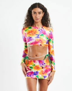 Insight Katrina Tropical Crop Rashie Assorted 12 Insight Katrina Tropical Crop Rashie Assorted -Insight Shop 5 55536