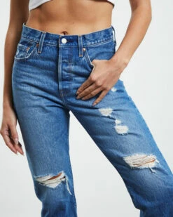 Levis 501 Crop Jeans Oxnard Blue -Insight Shop 5 55958