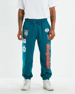 Mitchell & Ness Miami Dolphins Trackpants Teal Blue 12 Mitchell & Ness Miami Dolphins Trackpants Teal Blue -Insight Shop 5 56247