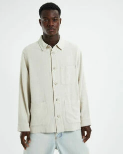 Wilson Textured Chore Jacket Dune White 12 Wilson Textured Chore Jacket Dune White -Insight Shop 5 56360