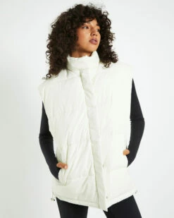 Longline Casey Puffer Vest Milk White 12 Longline Casey Puffer Vest Milk White -Insight Shop 5 56454