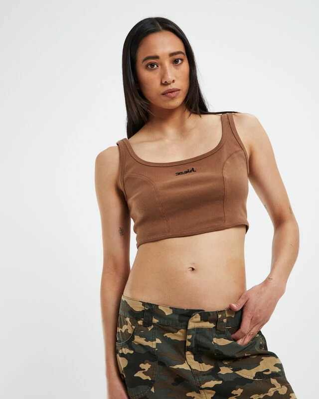 Lady Tank Top Brown 7 Lady Tank Top Brown - Image 5