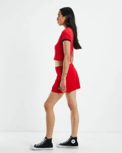 Basic Oval Logo T-Shirt Ringer Red 12 Basic Oval Logo T-Shirt Ringer Red -Insight Shop 5 56987