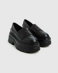 Peyton Platform Loafers Smooth Black -Insight Shop 5 58387