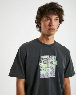 Afends Universal Recycled Retro Fit T-Shirt In Stone Black 12 Afends Universal Recycled Retro Fit T-Shirt In Stone Black -Insight Shop 5 59312