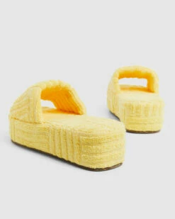 Tori Terry Slides Yellow -Insight Shop 5 59637